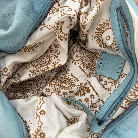 We The Free Emerson Tote Bag in Baby Blue Free People - Picture 9 of 10